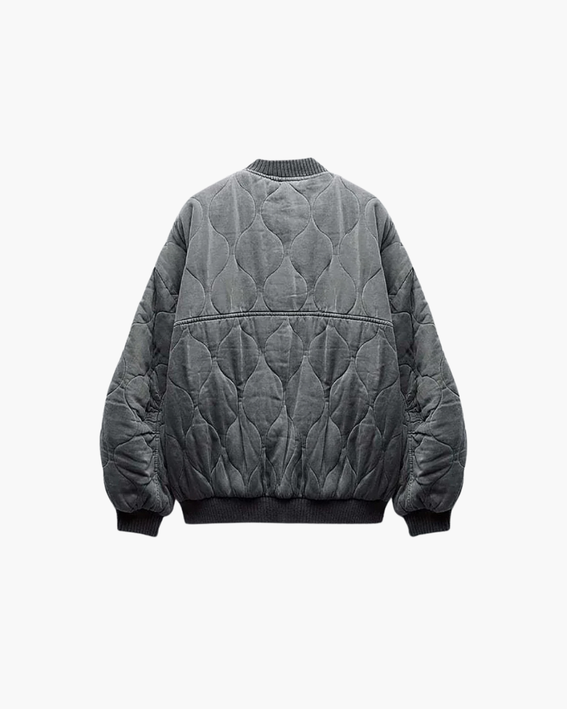Veste bomber en tissu léger, élégance décontractée pour l'été