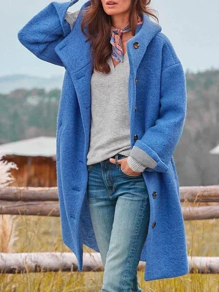 manteau long en laine pour un confort élégant en hiver