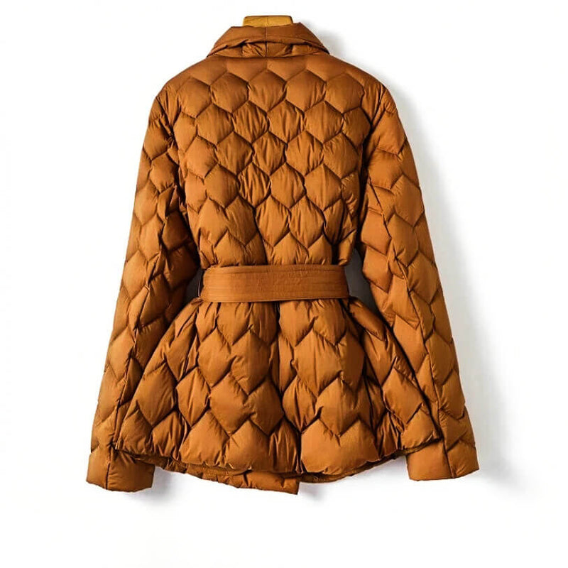 veste matelassée élégante en tissu doux pour un confort automnal