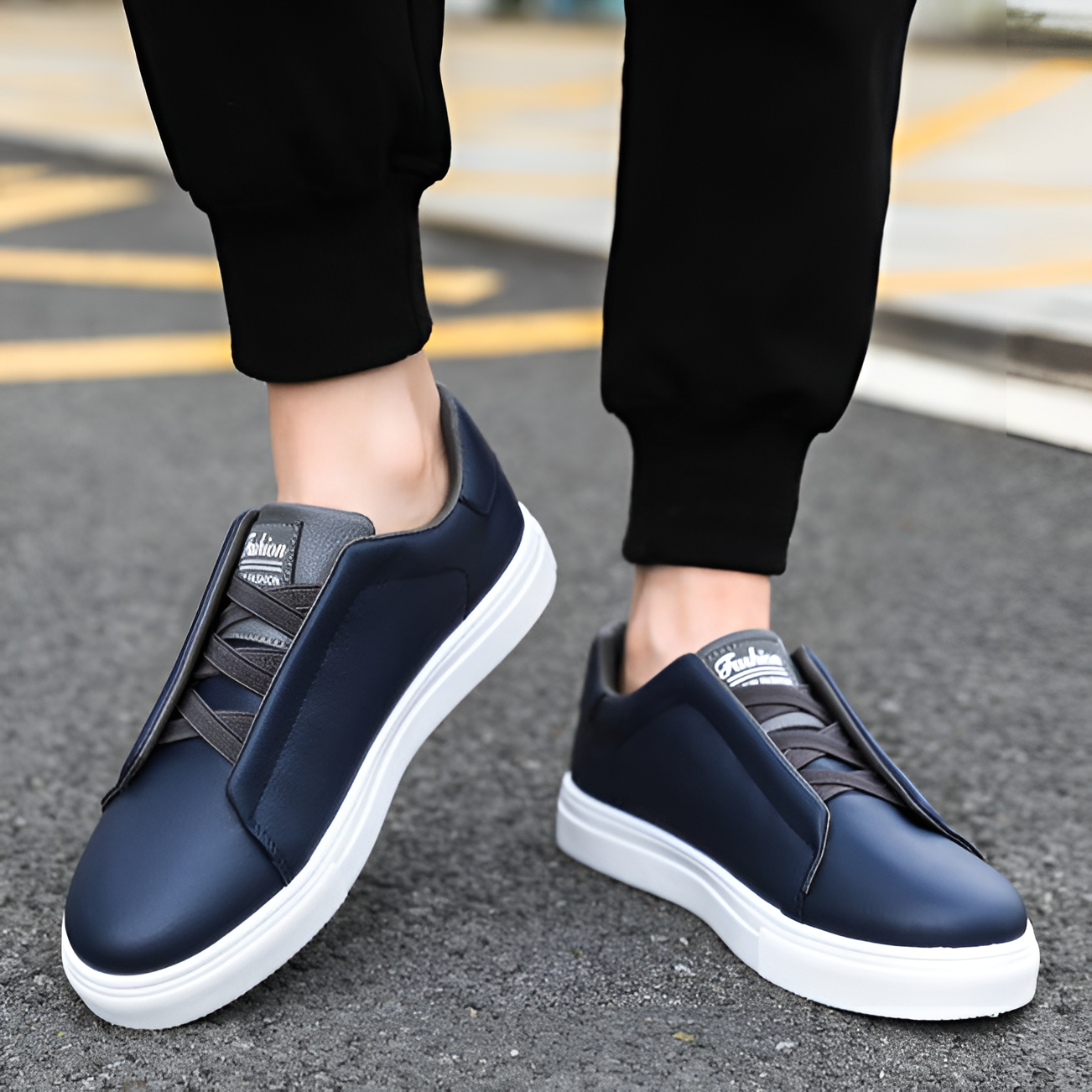 sneakers chic en cuir souple pour un confort élégant au quotidien