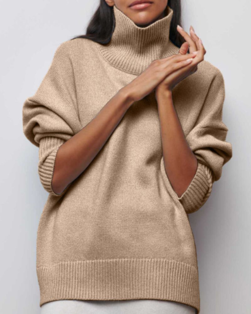 Pull doux à coupe décontractée pour un automne confortable et élégant