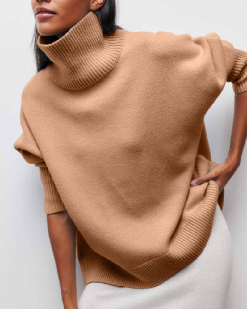 Pull doux à coupe décontractée pour un automne confortable et élégant