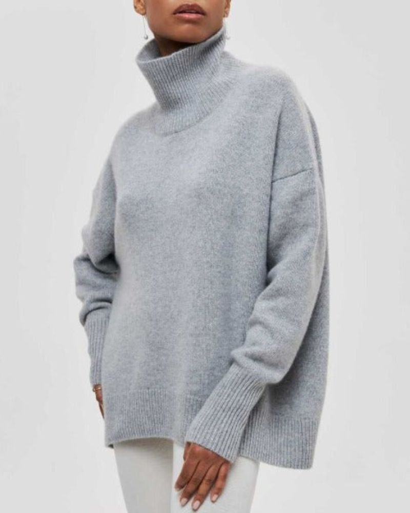 Pull doux à coupe décontractée pour un automne confortable et élégant