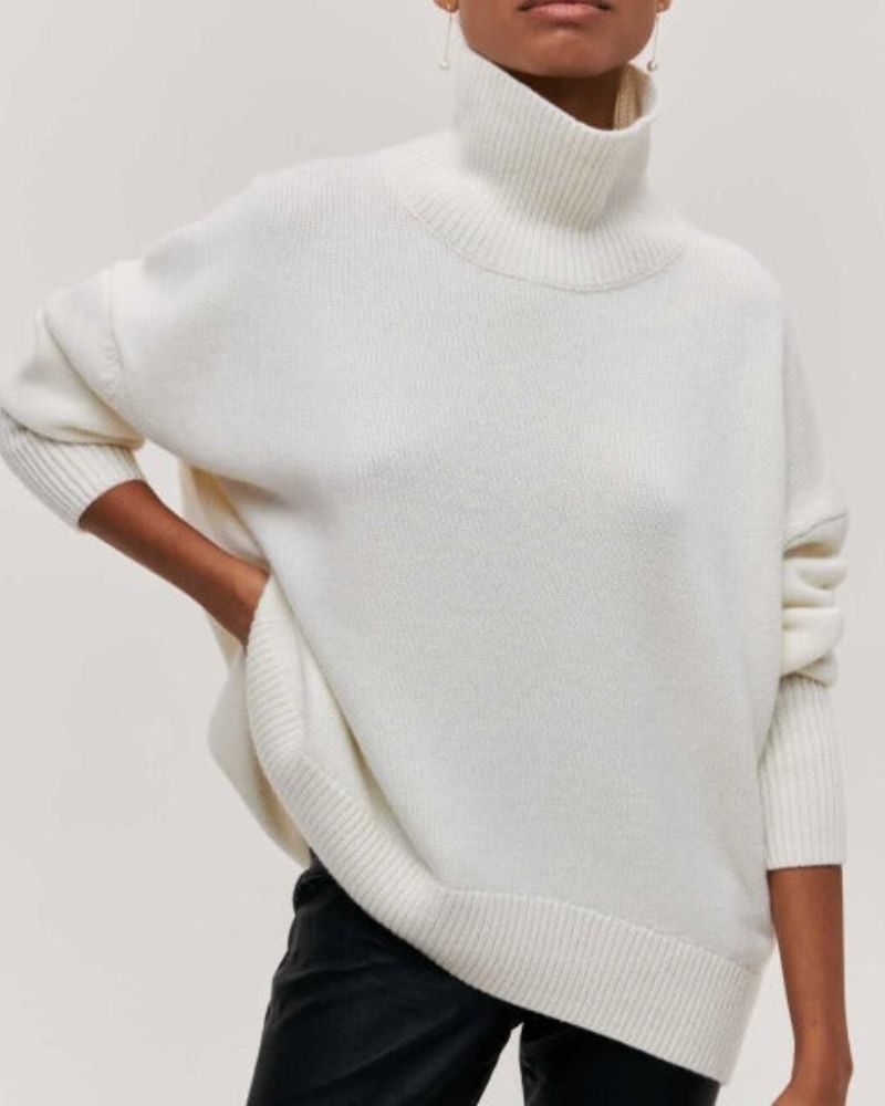Pull doux à coupe décontractée pour un automne confortable et élégant