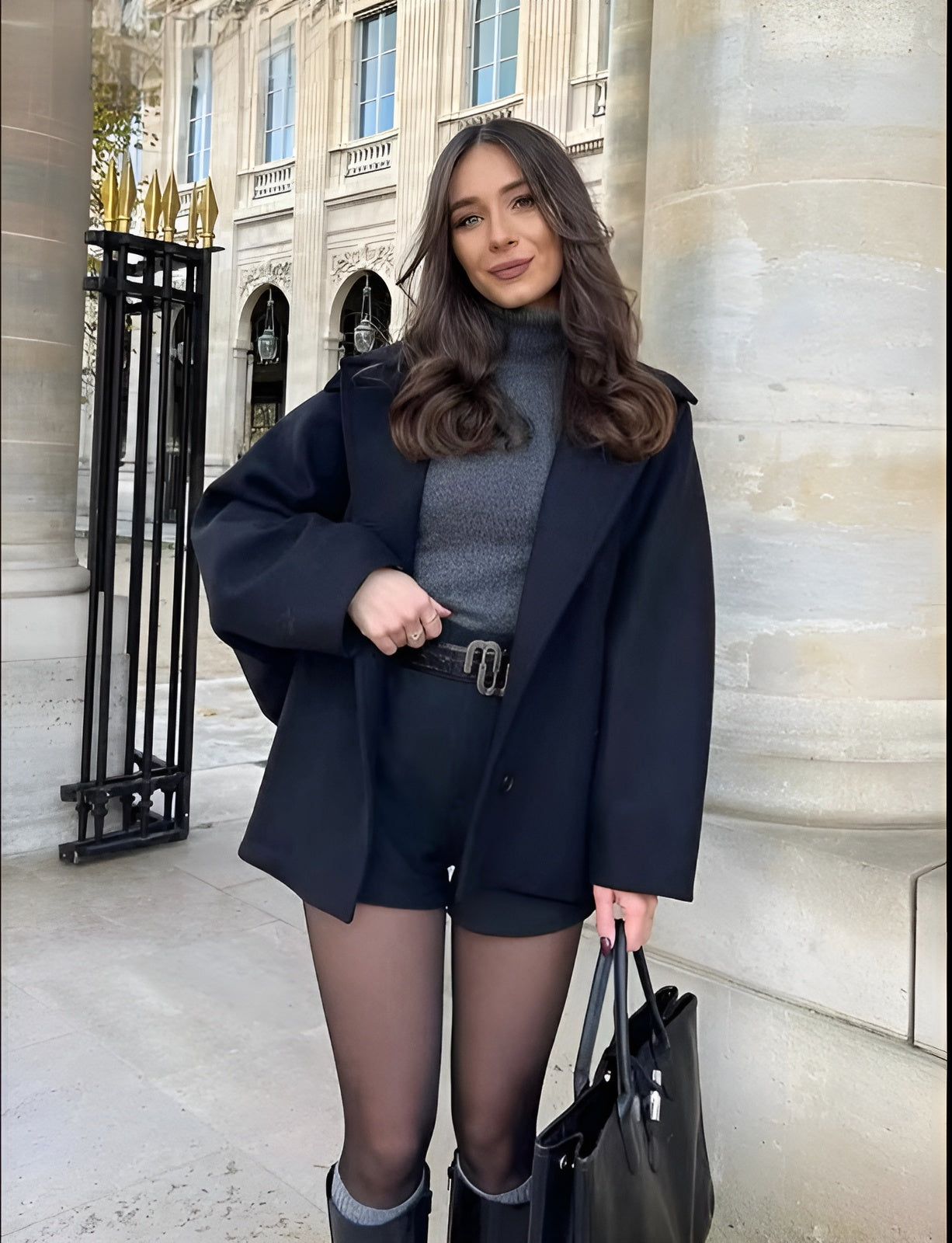 veste oversized en tissu doux pour un confort élégant en toute saison
