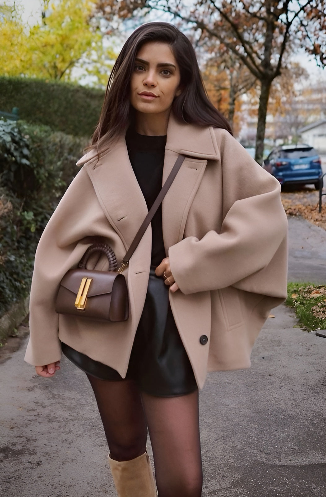 veste oversized en tissu doux pour un confort élégant en toute saison