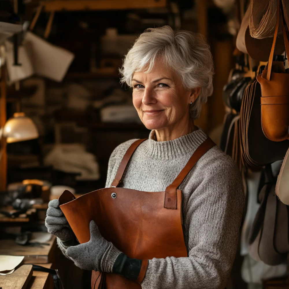 sac vintage en cuir de qualité avec fermeture à rabat élégante