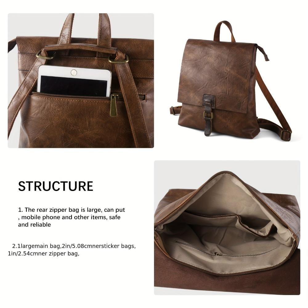sac à dos vintage en matériau de qualité, confortable et pratique