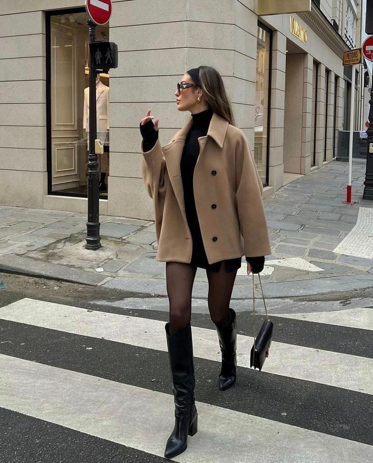 veste oversized en tissu doux pour un confort élégant en toute saison