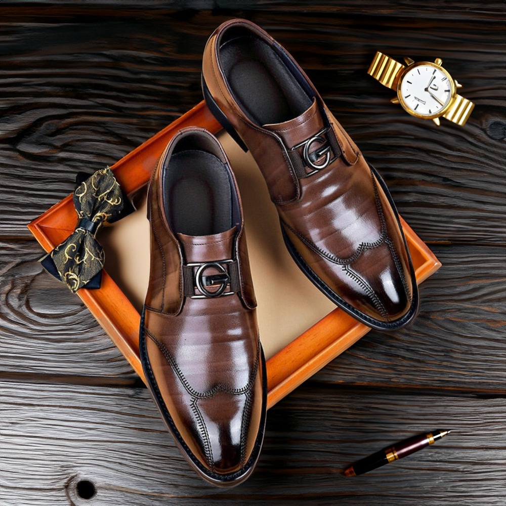 chaussures en cuir faites à la main, confort et élégance intemporelle