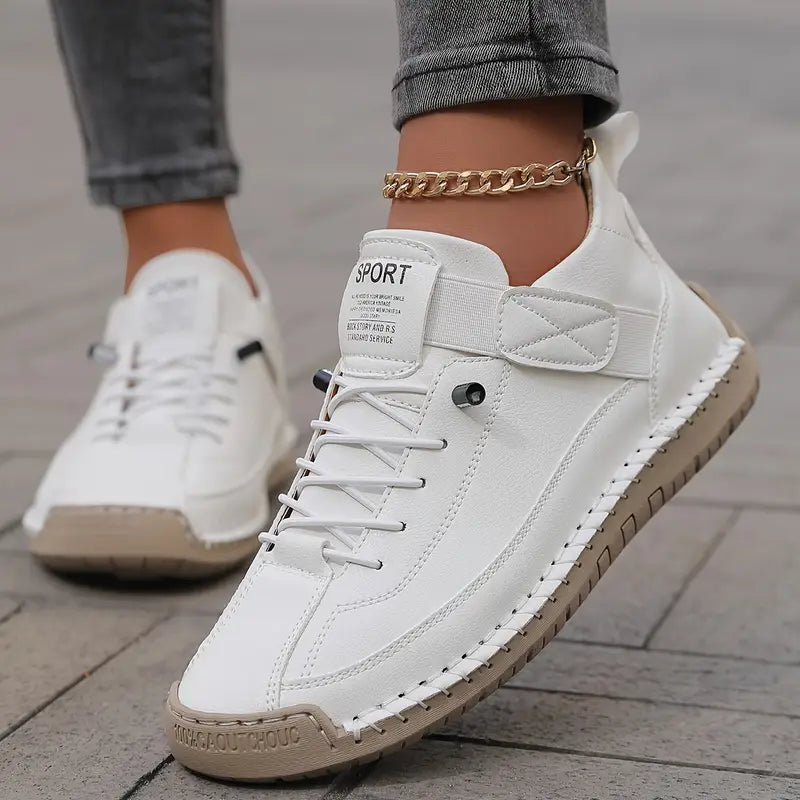 chaussures de marche en cuir souple pour un confort durable