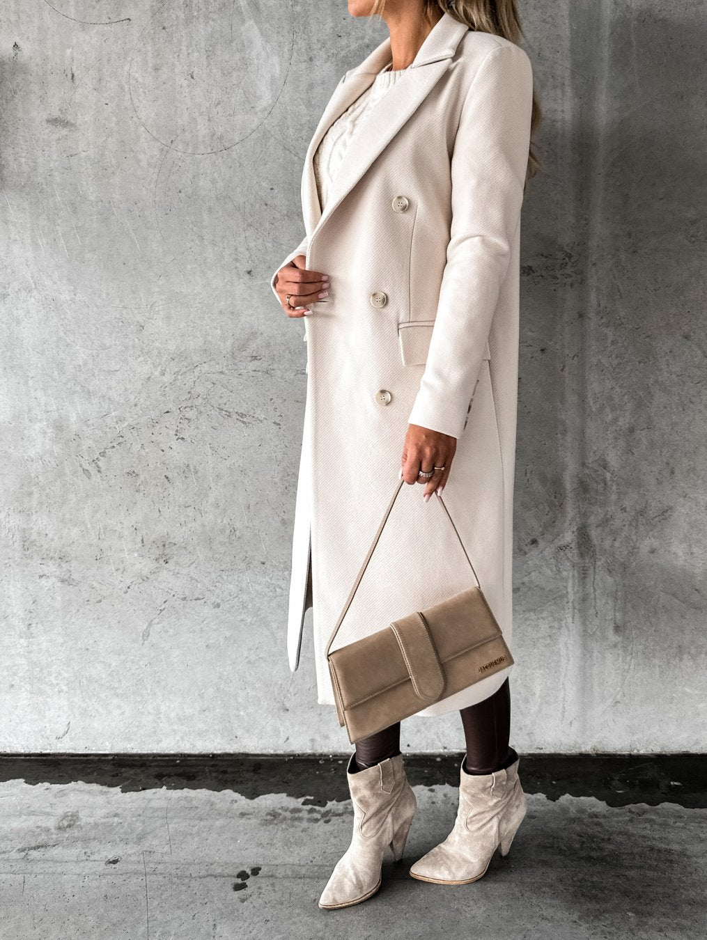manteau d'hiver en laine, coupe élégante et confort optimal