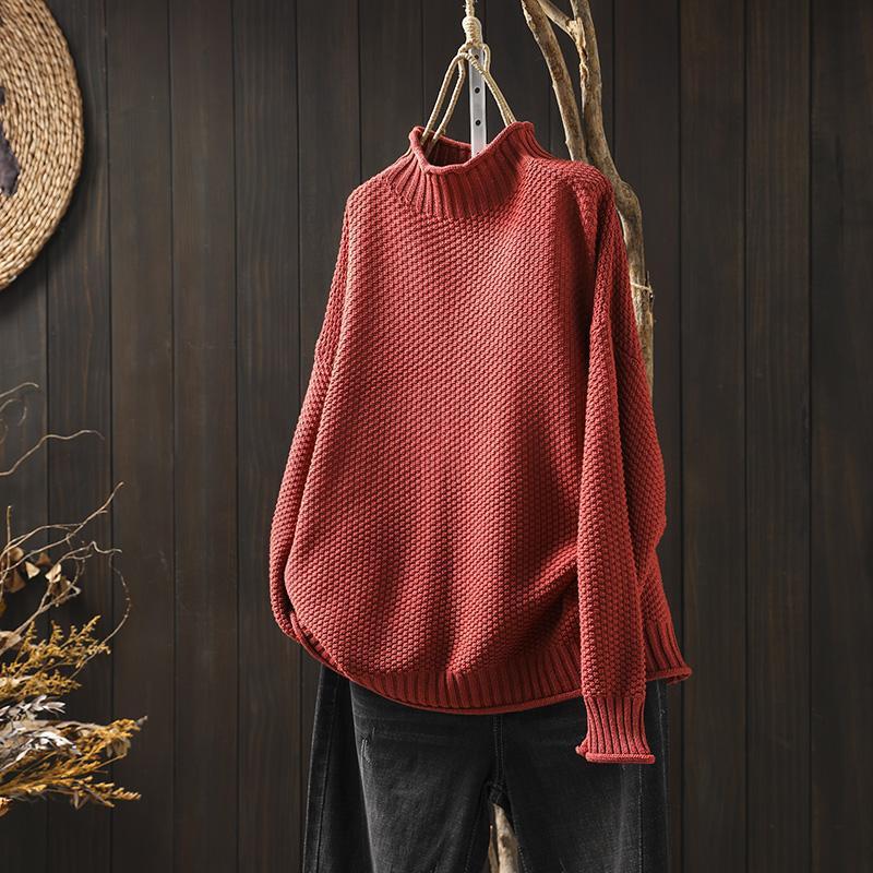 pull oversized en laine douce pour un confort élégant en automne