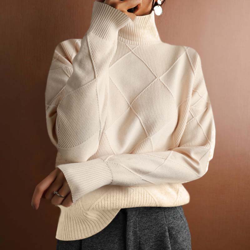 Pull en laine de qualité, chaud et confortable pour l'automne