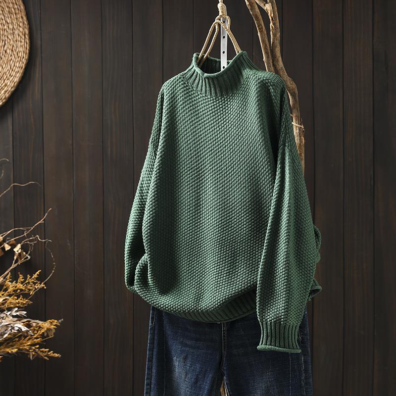 pull oversized en laine douce pour un confort élégant en automne