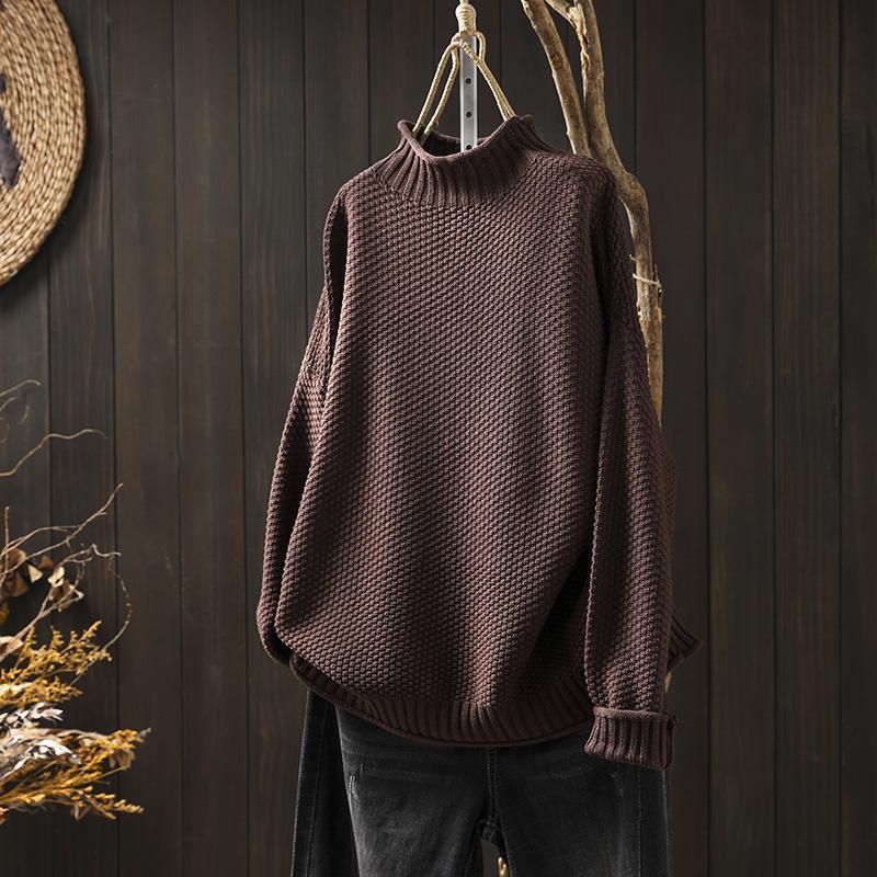 pull oversized en laine douce pour un confort élégant en automne