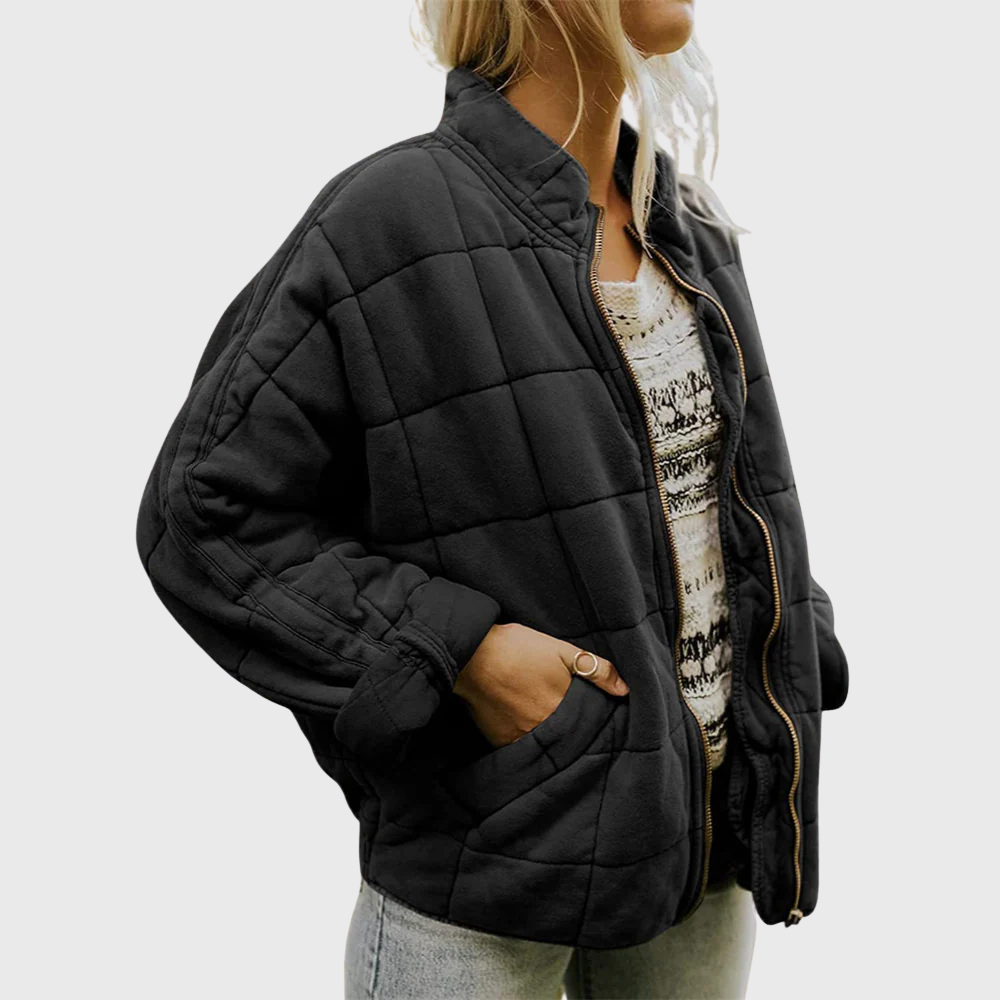veste oversized en tissu doux pour un confort élégant en automne