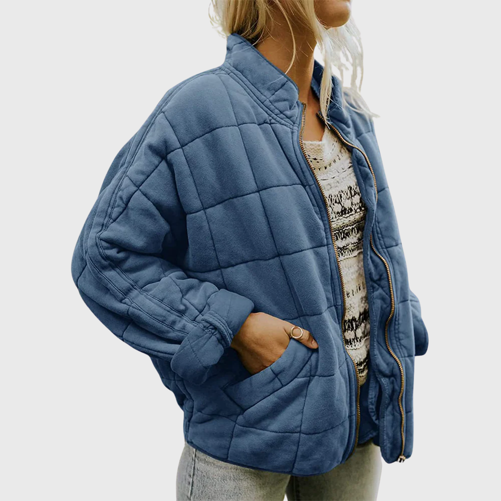 veste oversized en tissu doux pour un confort élégant en automne