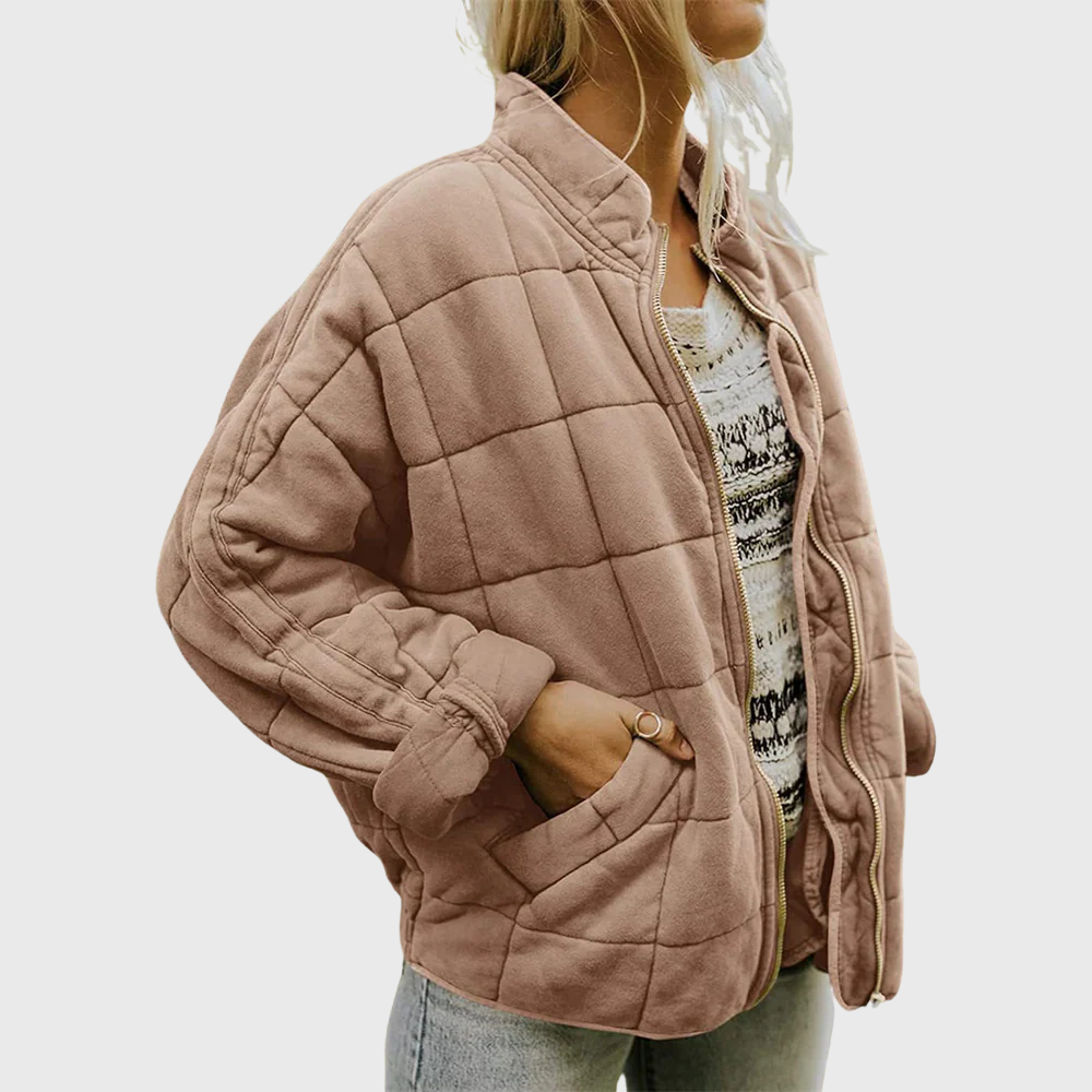 veste oversized en tissu doux pour un confort élégant en automne