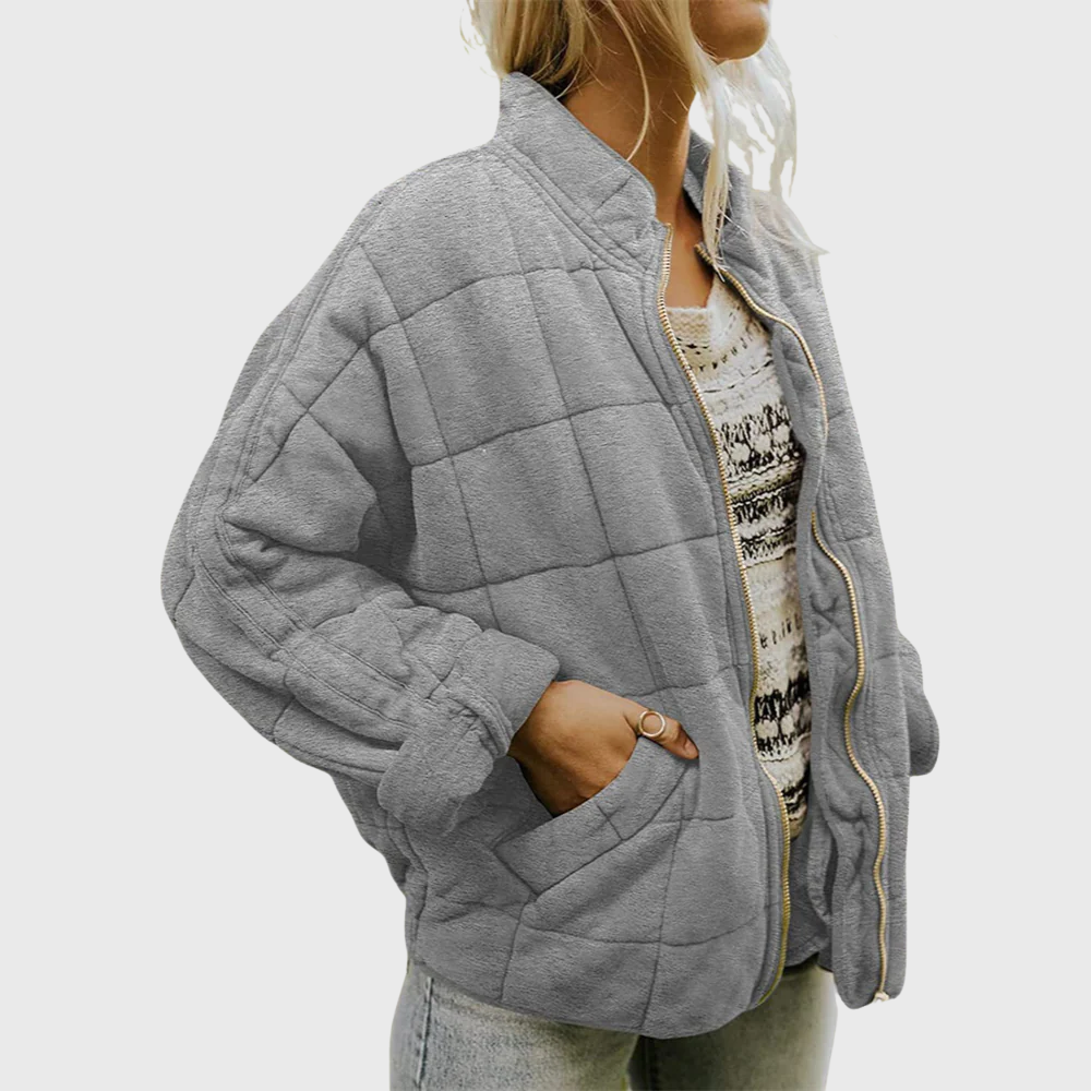 veste oversized en tissu doux pour un confort élégant en automne