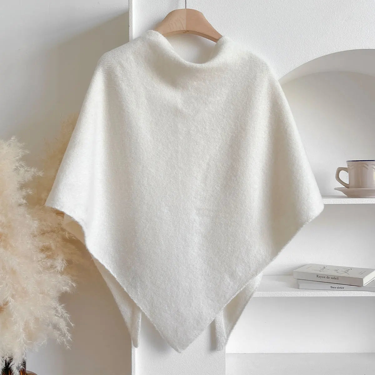 Poncho en tissu doux, confortable et élégant pour l'automne
