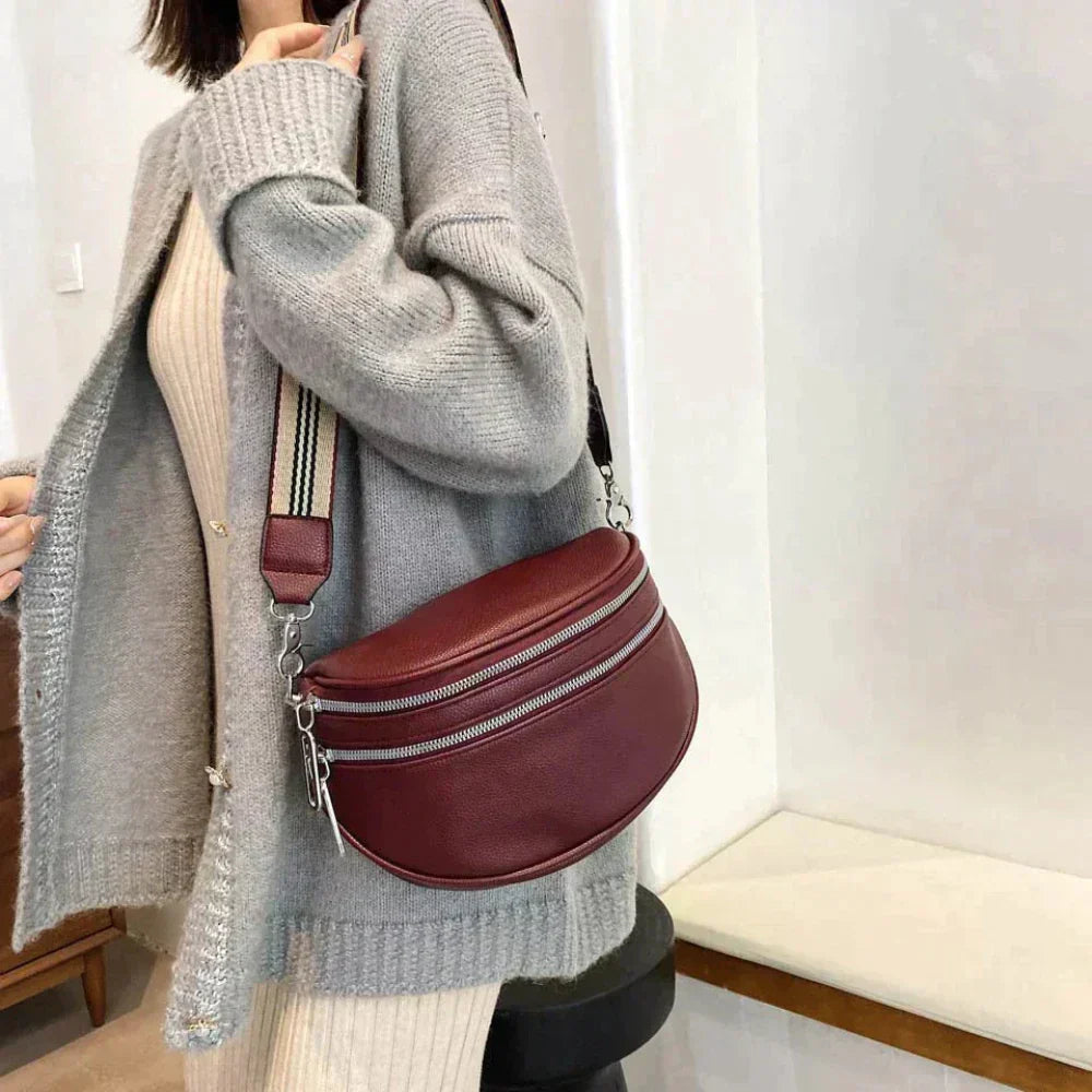 sac à épaule en cuir, élégant et confortable pour un style intemporel