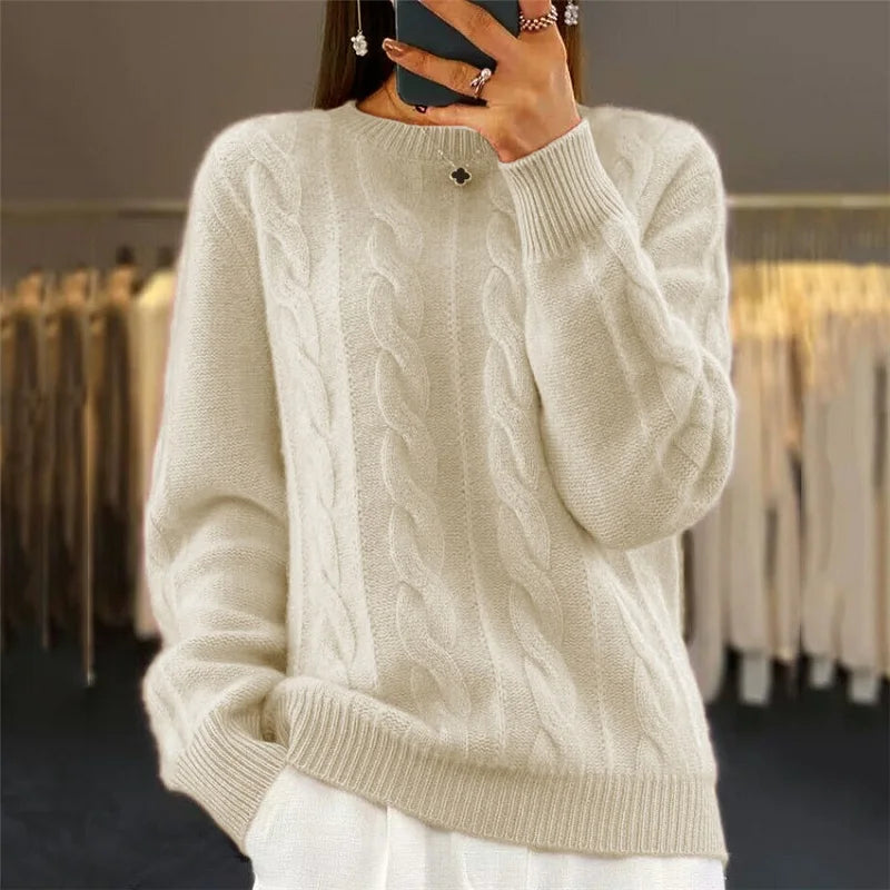 Pull en cachemire doux pour un confort élégant en automne