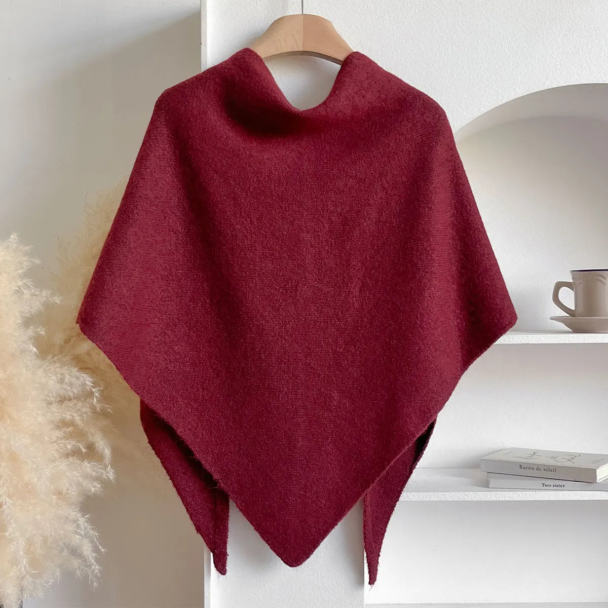Poncho en tissu doux, confortable et élégant pour l'automne
