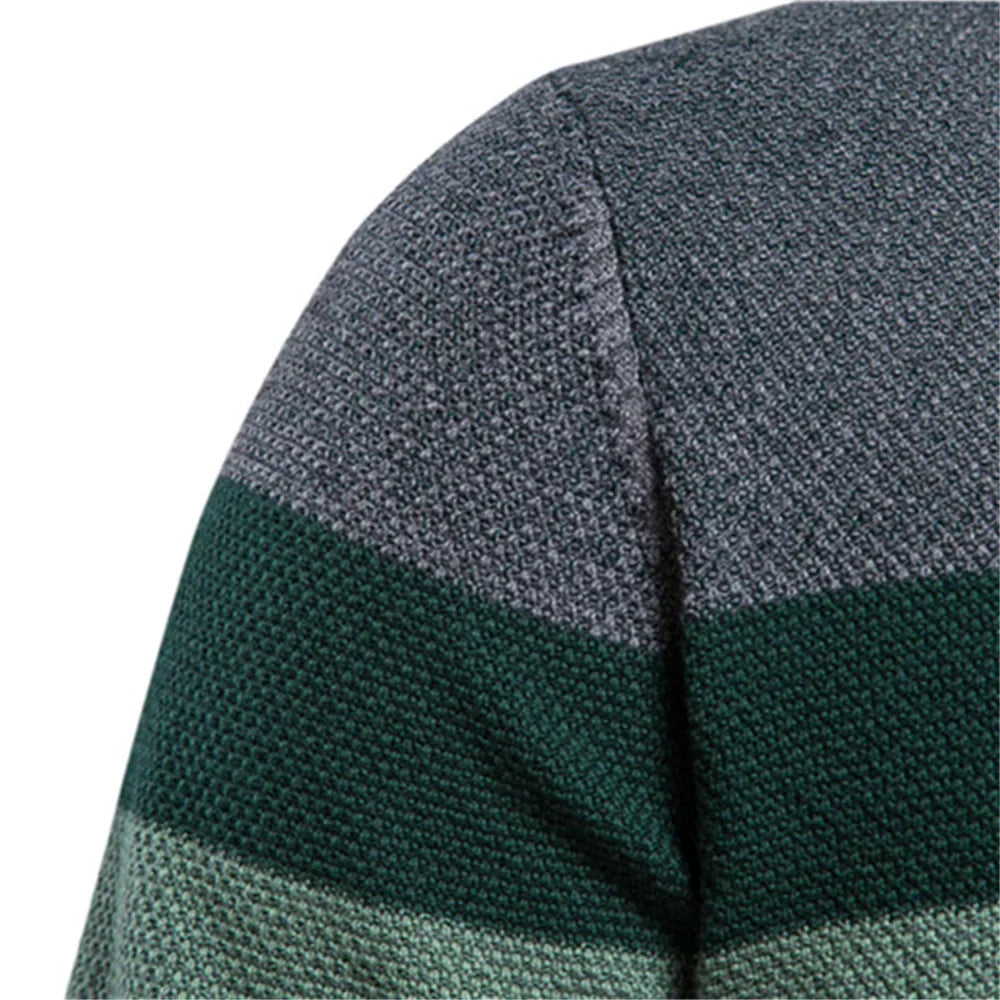Pull pour homme en laine, col rond, confortable pour l'hiver
