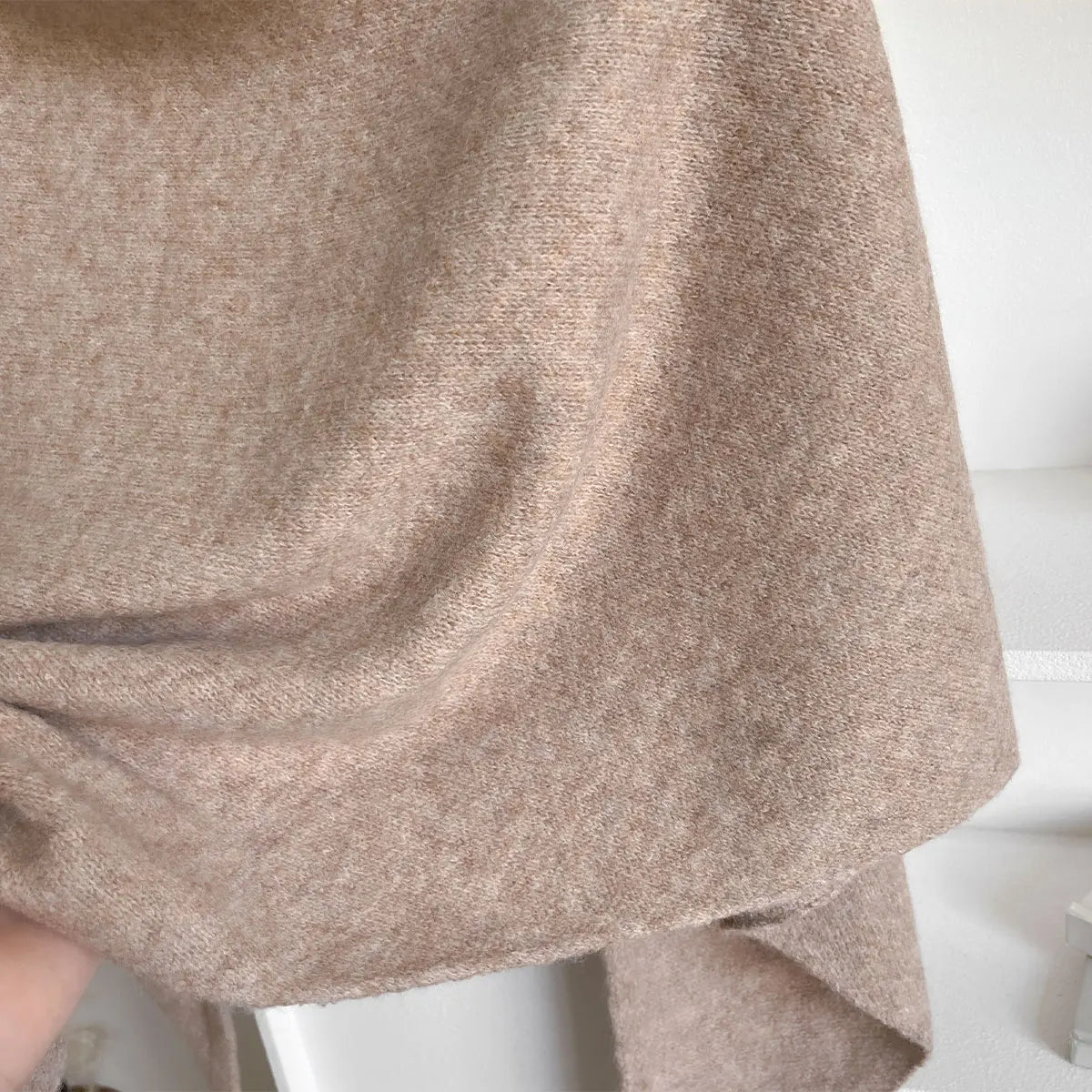 Poncho en tissu doux, confortable et élégant pour l'automne