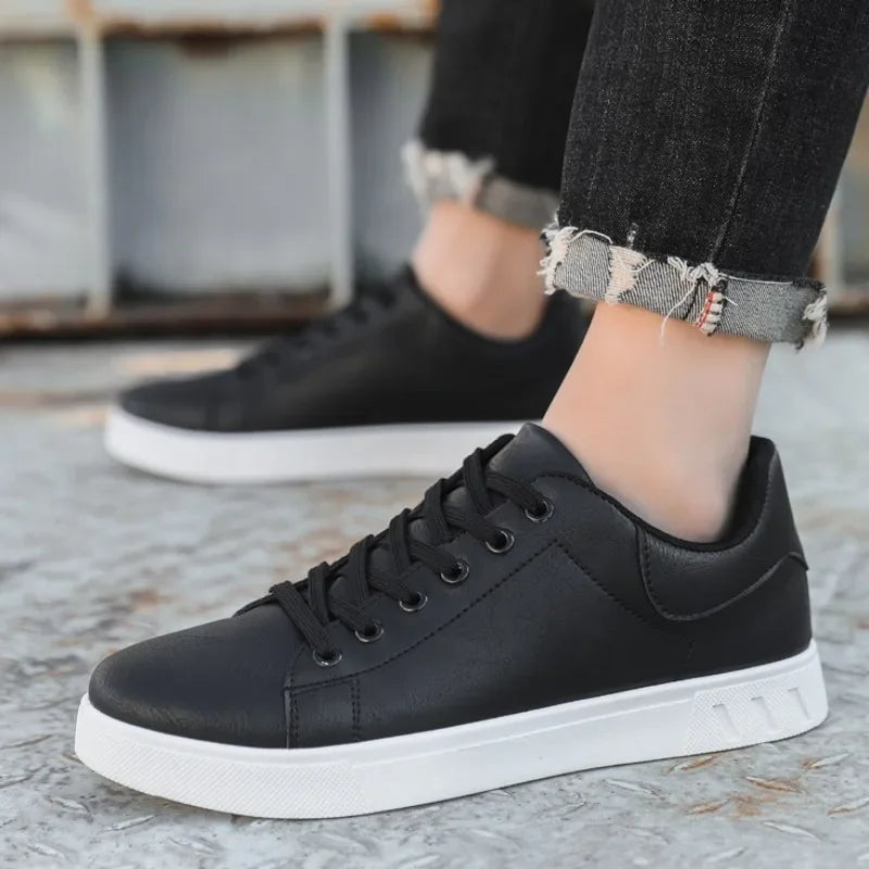 chaussures décontractées en cuir souple pour un confort quotidien