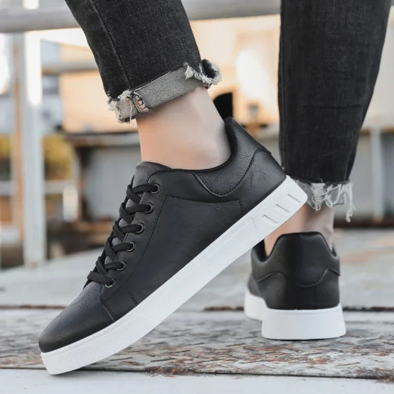 chaussures décontractées en cuir souple pour un confort quotidien