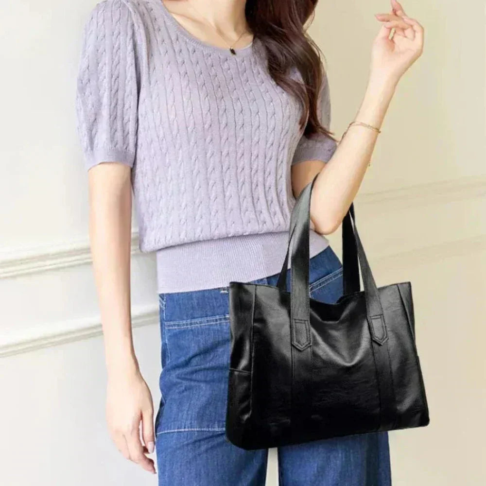 sac à main en cuir de luxe, élégant et confortable pour toutes les occasions