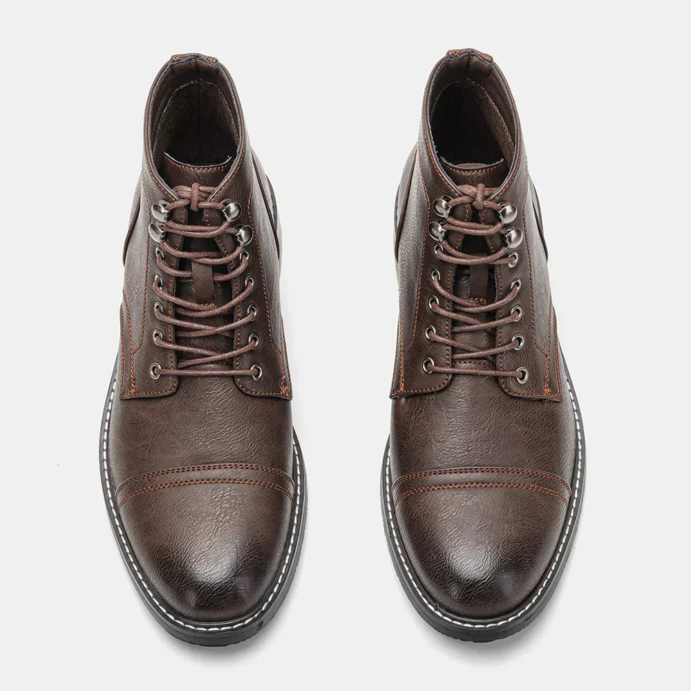 bottes derby classiques en cuir pour un confort élégant automnal