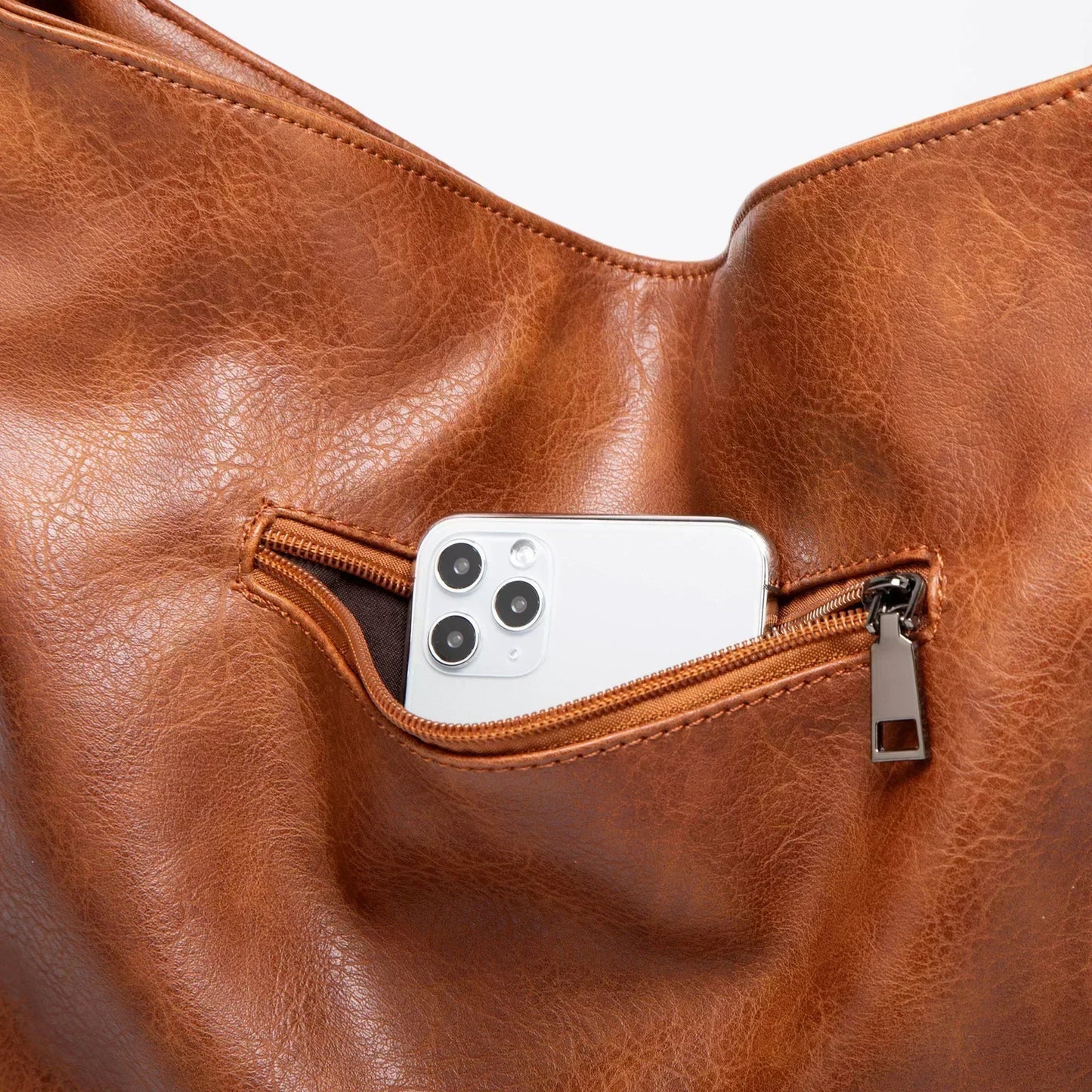 sac à main en cuir de haute qualité, élégant et intemporel
