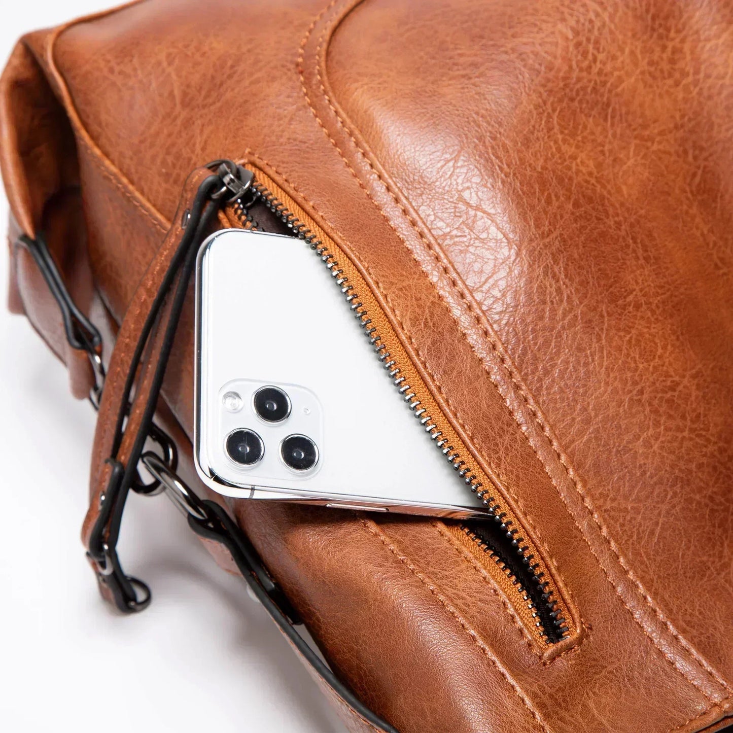 sac à main en cuir de haute qualité, élégant et intemporel