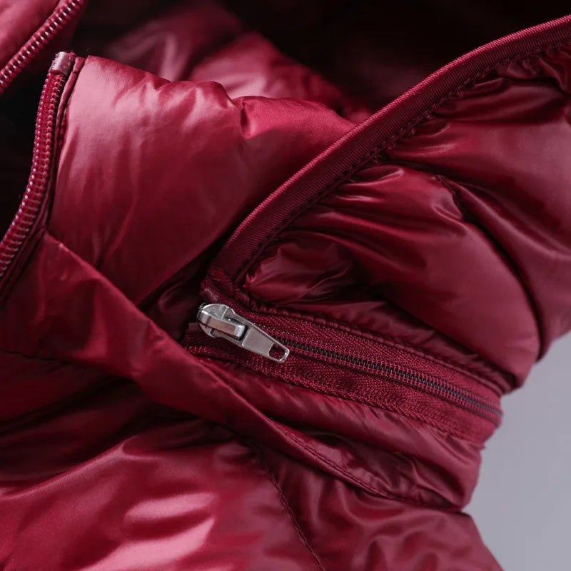manteau long ultraléger en tissu raffiné pour un confort élégant