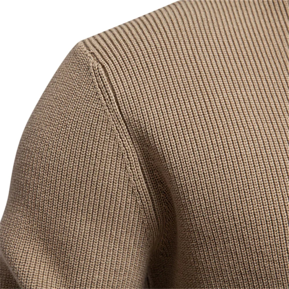pull col haut en laine douce, confort et élégance pour l'hiver
