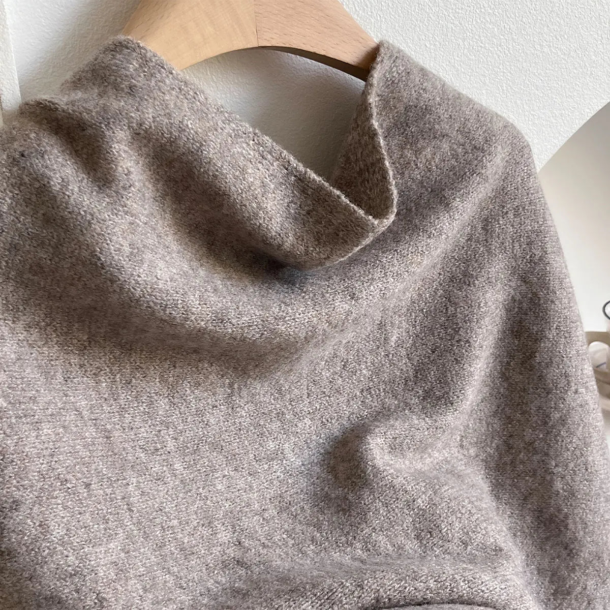 Poncho en tissu doux, confortable et élégant pour l'automne