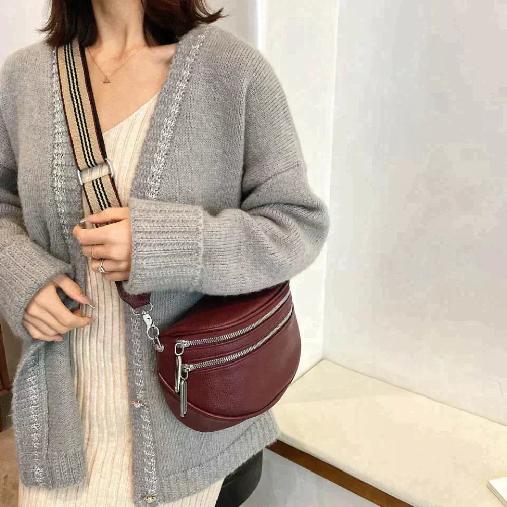 sac à épaule en cuir, élégant et confortable pour un style intemporel