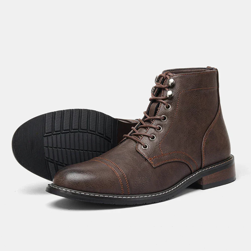 bottes derby classiques en cuir pour un confort élégant automnal