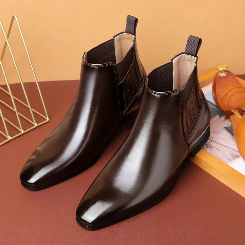 bottines en cuir synthétique confortables pour un style intemporel