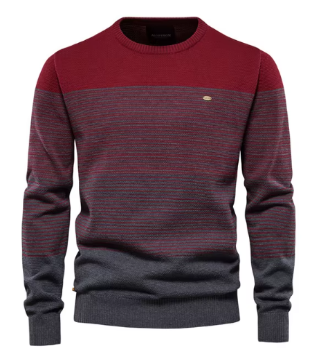 Pull robuste en laine pour homme, confortable et idéal pour l'hiver