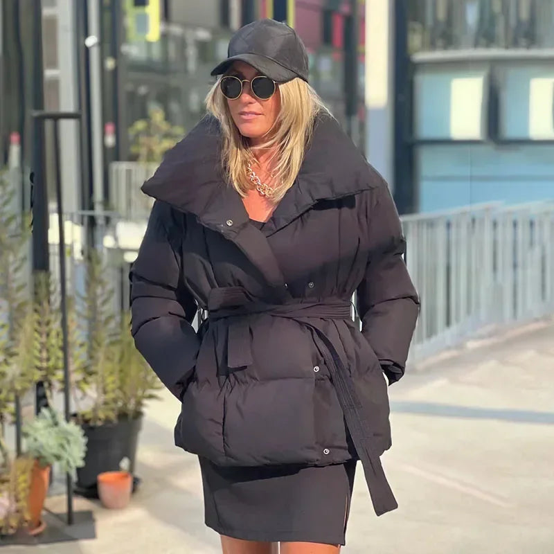 veste matelassée en tissu doux pour un confort élégant en automne