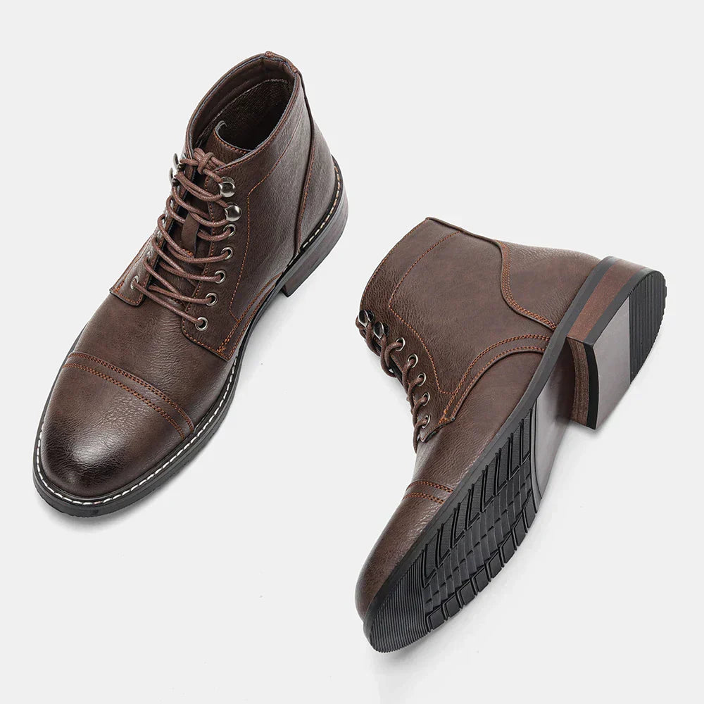 bottes derby classiques en cuir pour un confort élégant automnal