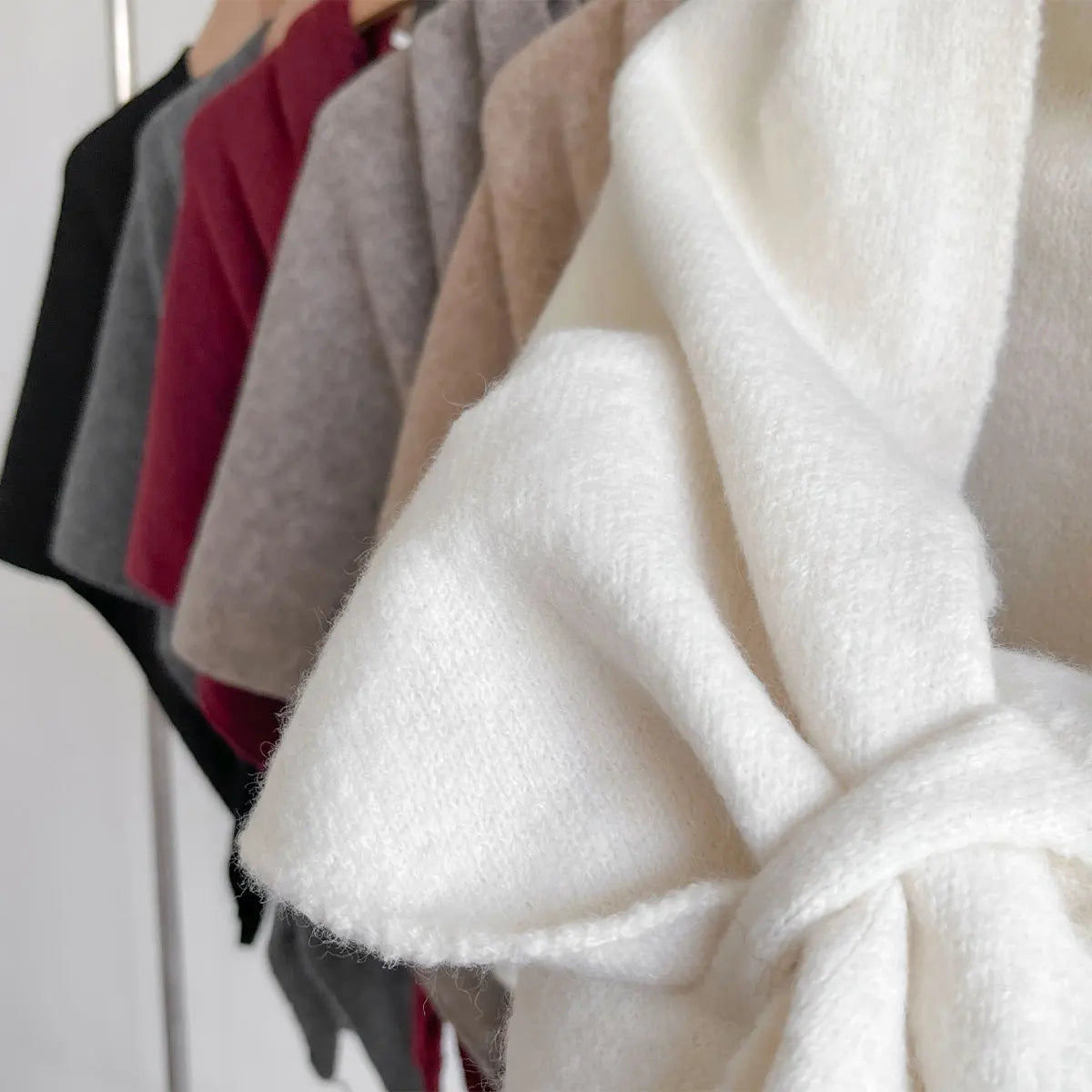 Poncho en tissu doux, confortable et élégant pour l'automne