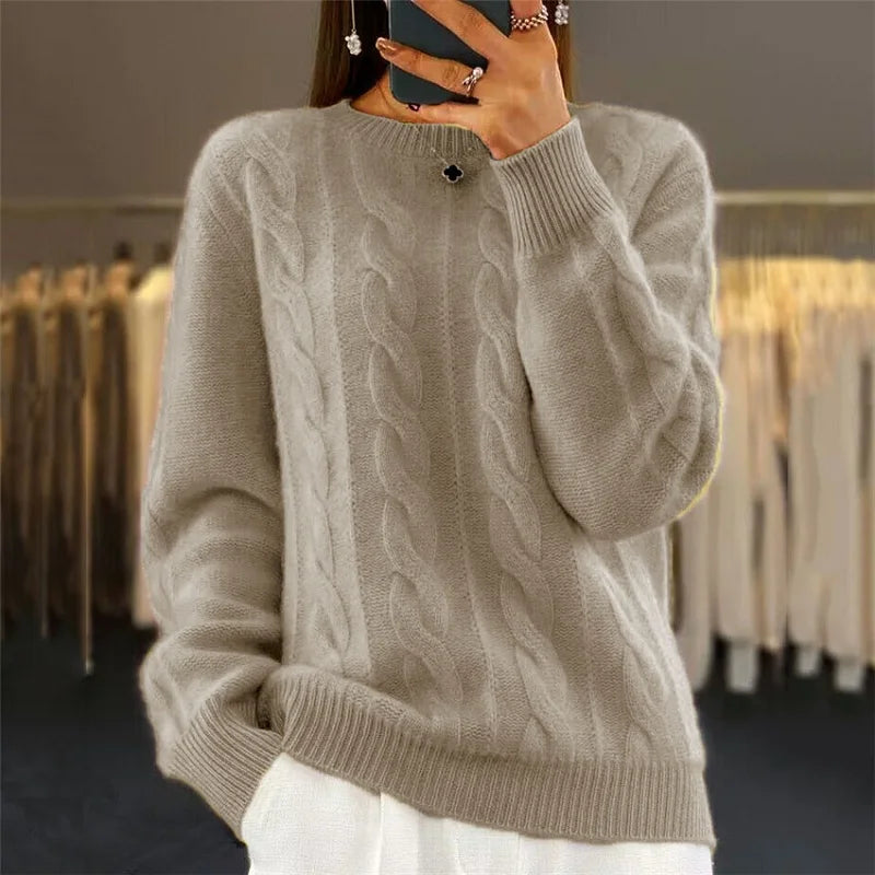 Pull en cachemire doux pour un confort élégant en automne