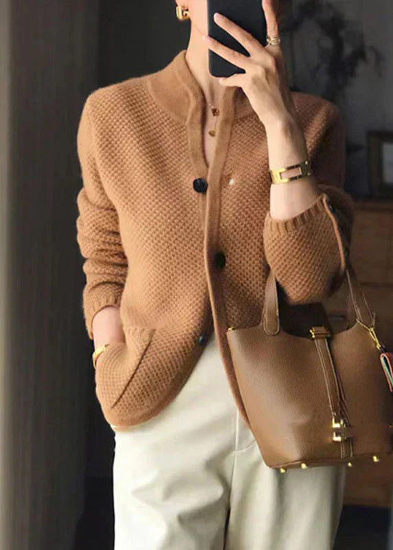 Cardigan en cachemire, confortable et intemporel pour l'automne