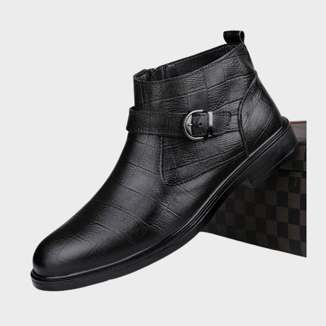 bottines en cuir ranger, confort et élégance pour l'automne-hiver