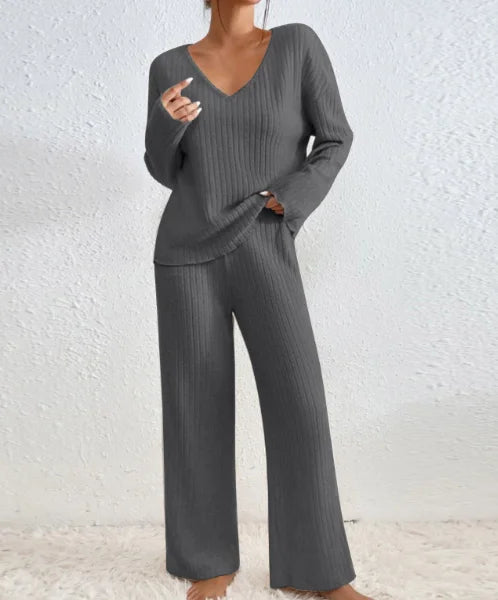 Ensemble Élégant à Deux Pièces en Tissu Léger pour Printemps